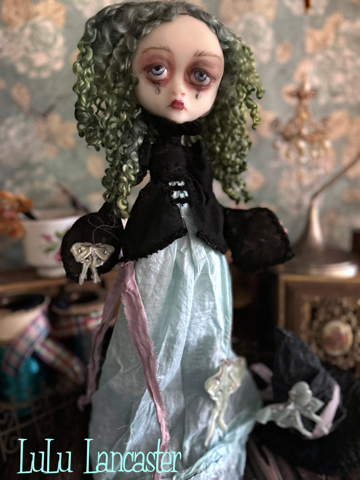 The Luna Moth Witch Original LuLu Lancaster Art Doll