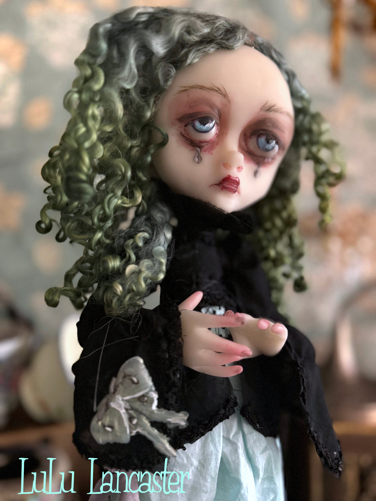 The Luna Moth Witch Original LuLu Lancaster Art Doll