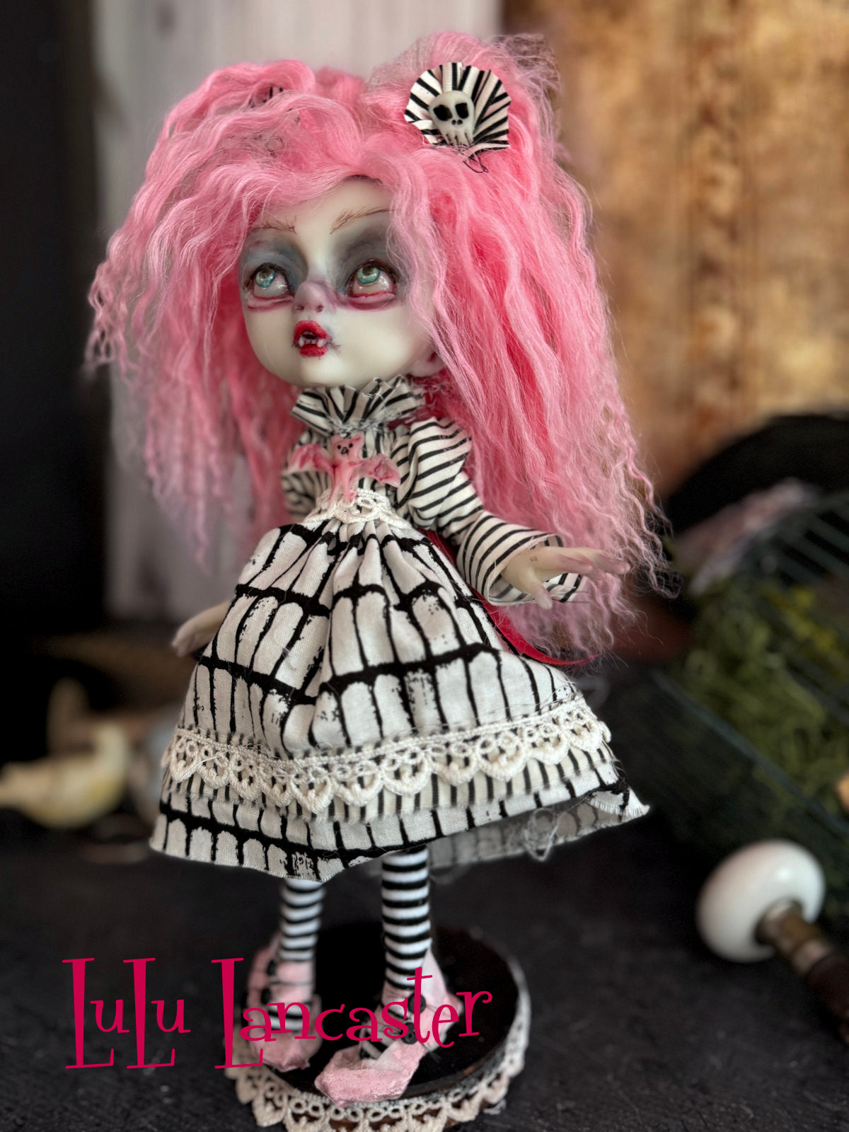 Lynlee BonBon the Vampire Original LuLu Lancaster Art Doll