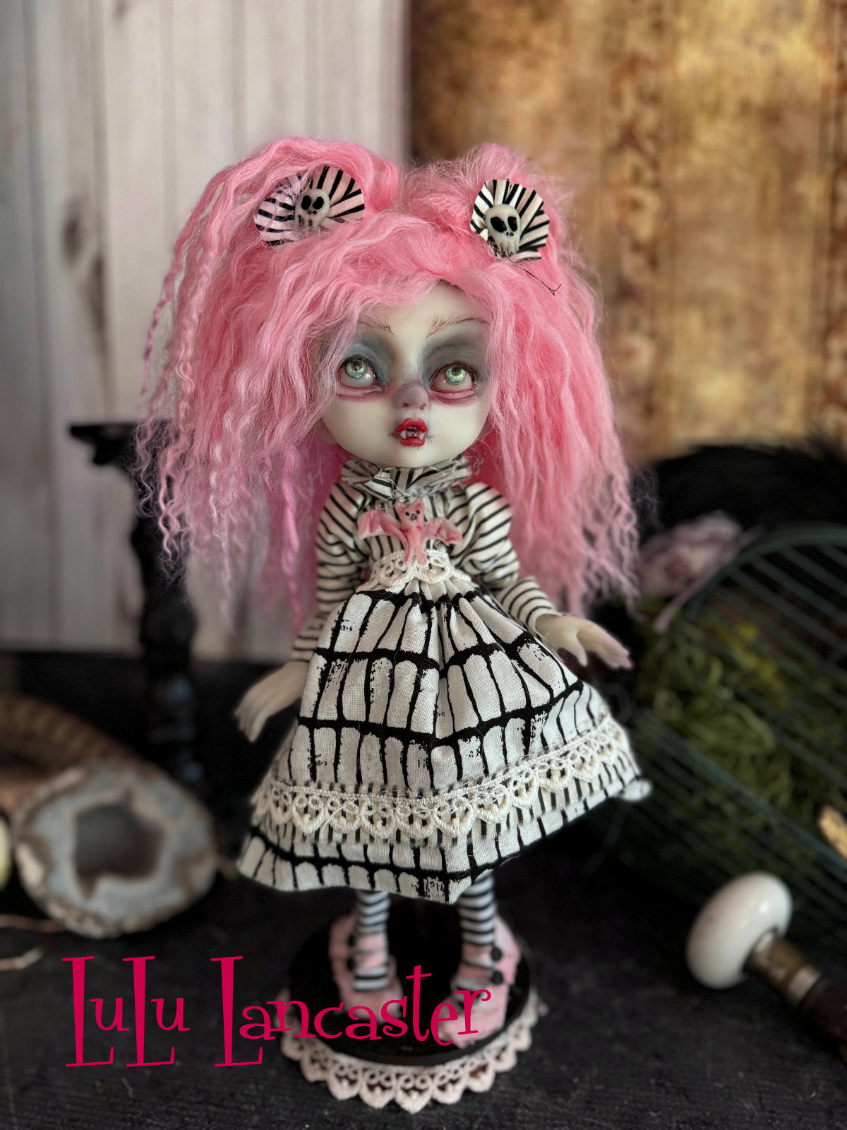Lynlee BonBon the Vampire Original LuLu Lancaster Art Doll
