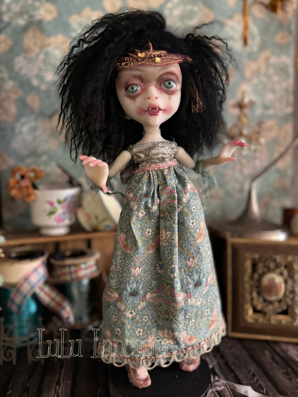 Malaika the Vampire Goth Original LuLu Lancaster Art Doll