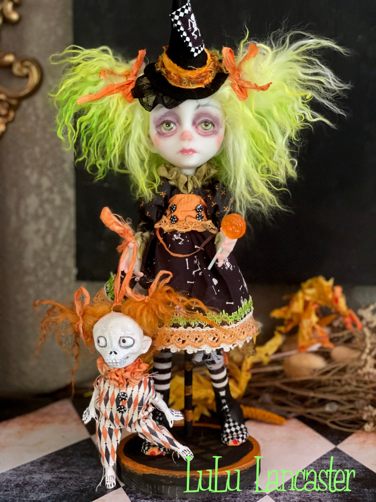 Margery Witch Original LuLu Lancaster Halloween Art Dolls