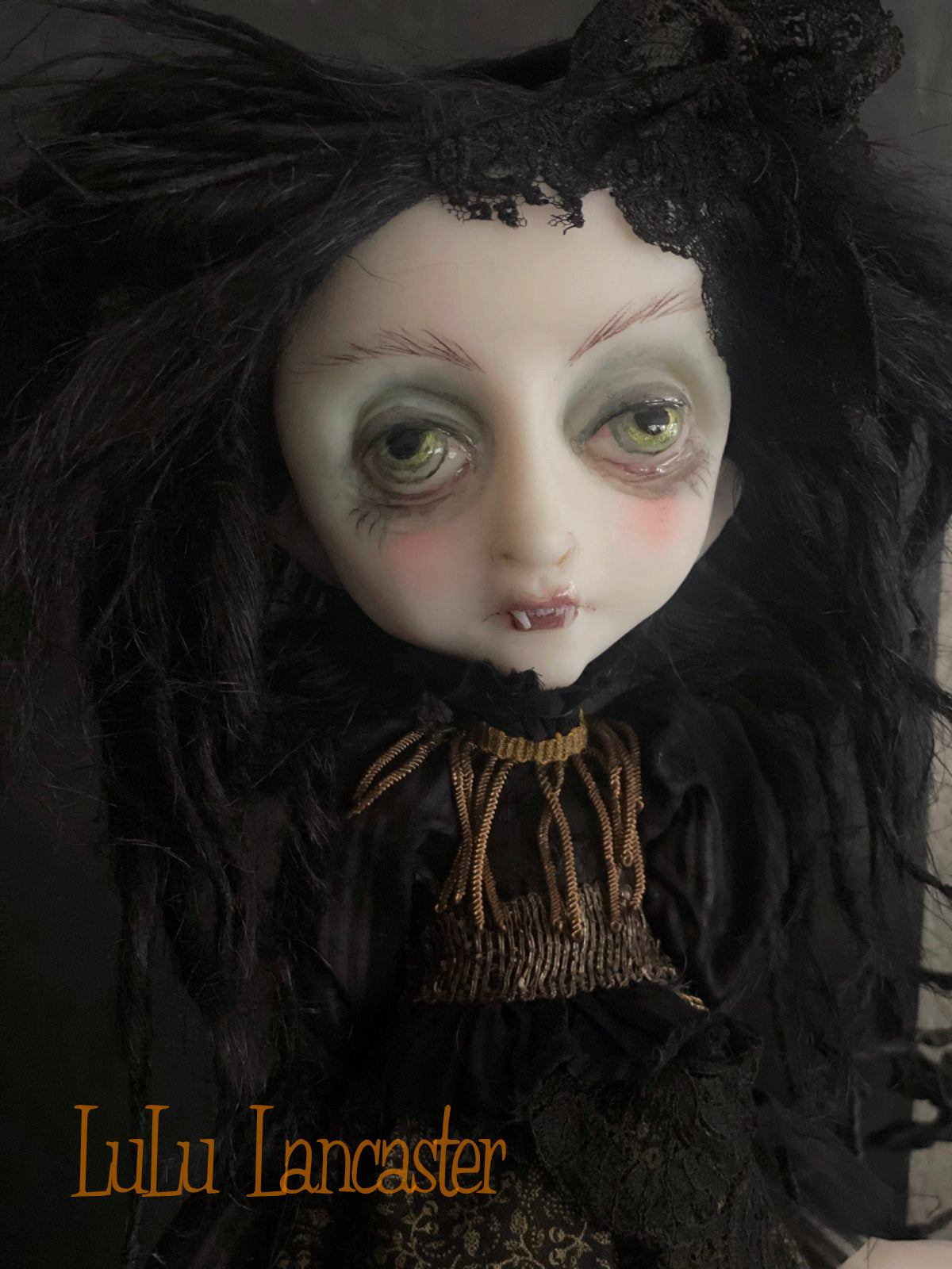 Marvanya the vampire Original LuLu Lancaster Halloween Art Doll