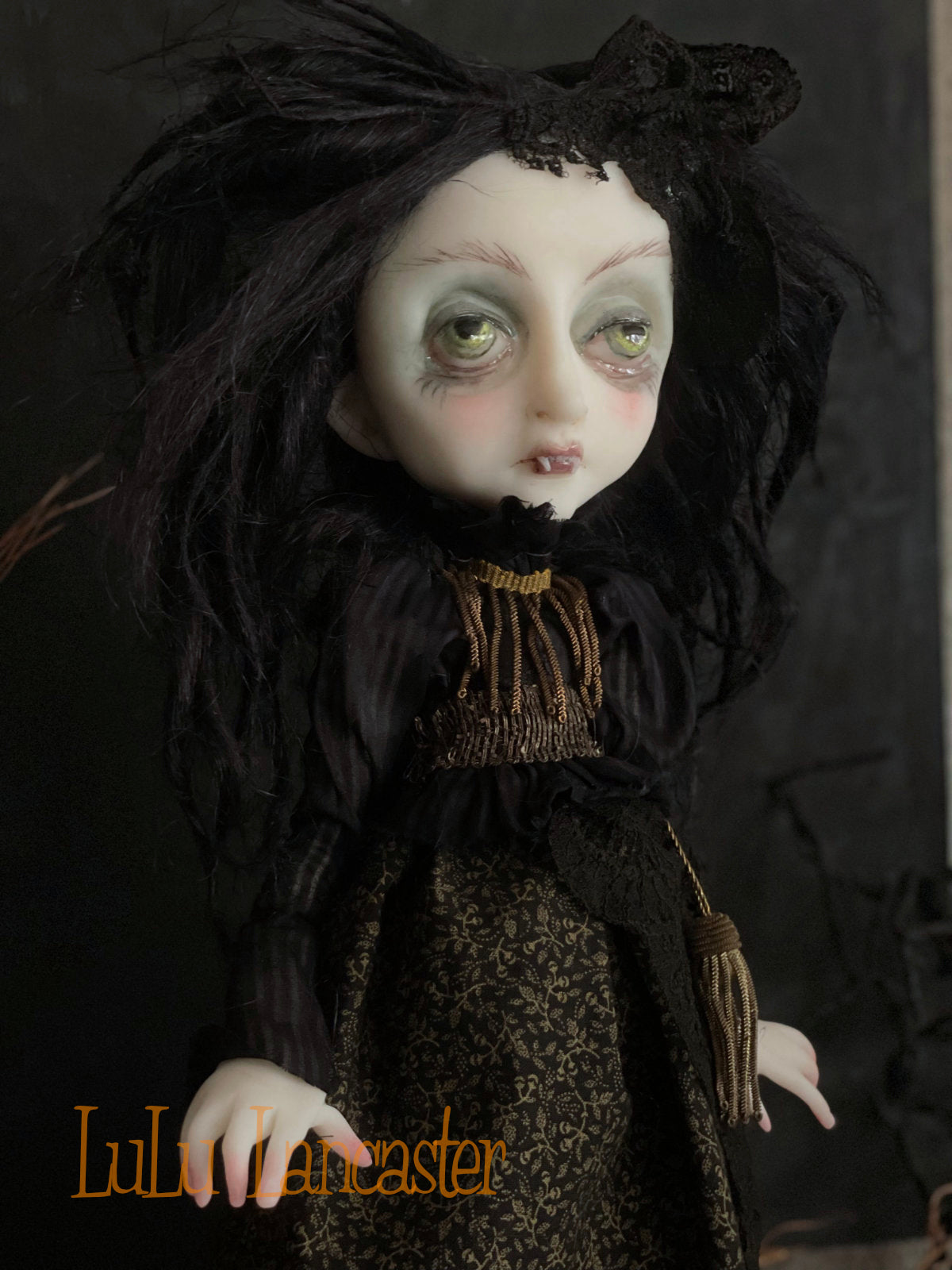 Marvanya the vampire Original LuLu Lancaster Halloween Art Doll