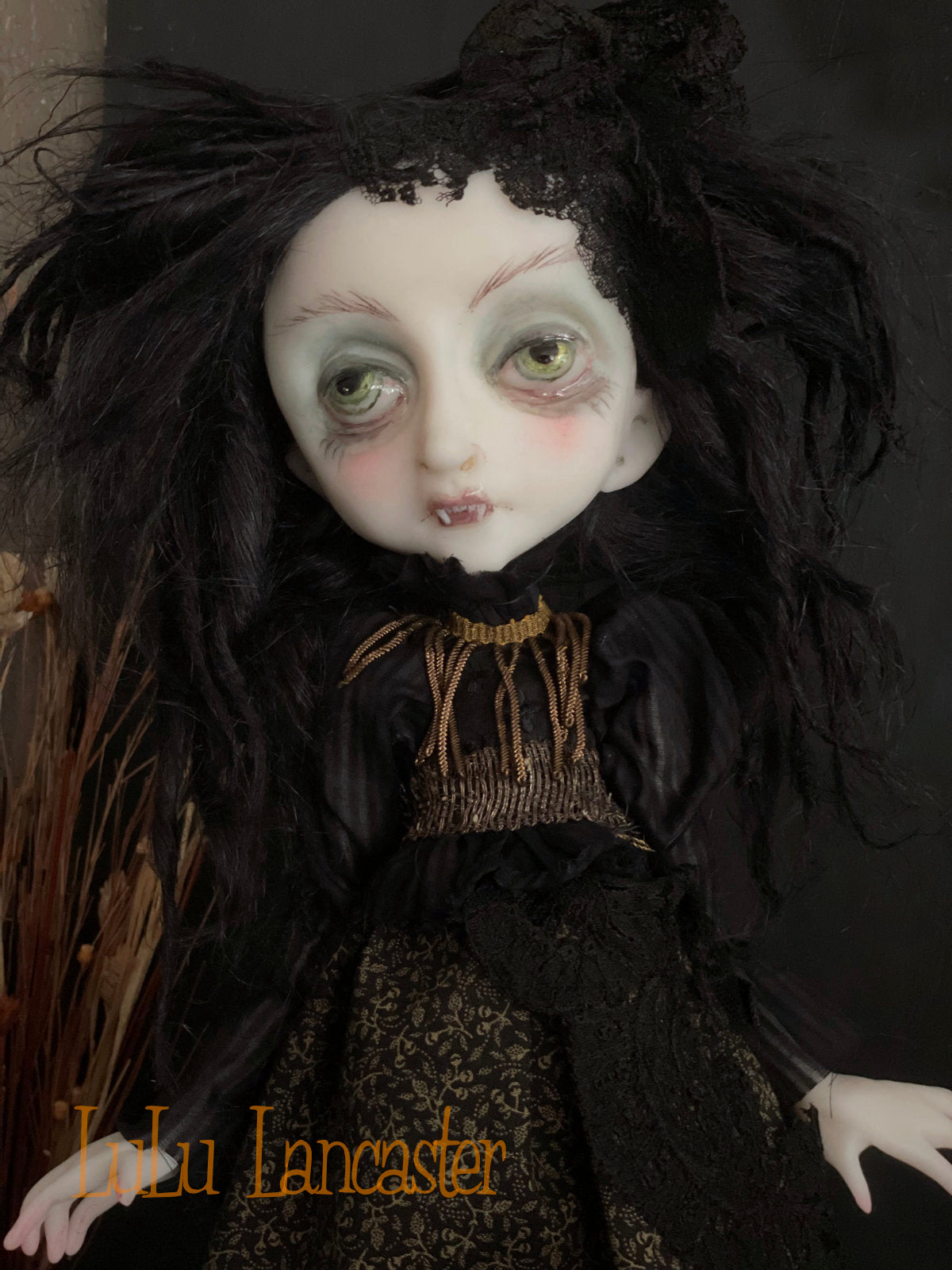 Marvanya the vampire Original LuLu Lancaster Halloween Art Doll