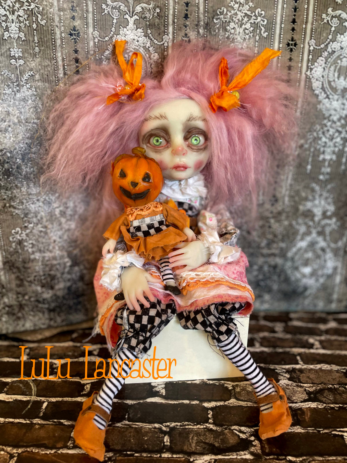 Meggie Halloween sitter Original LuLu Lancaster Art Doll