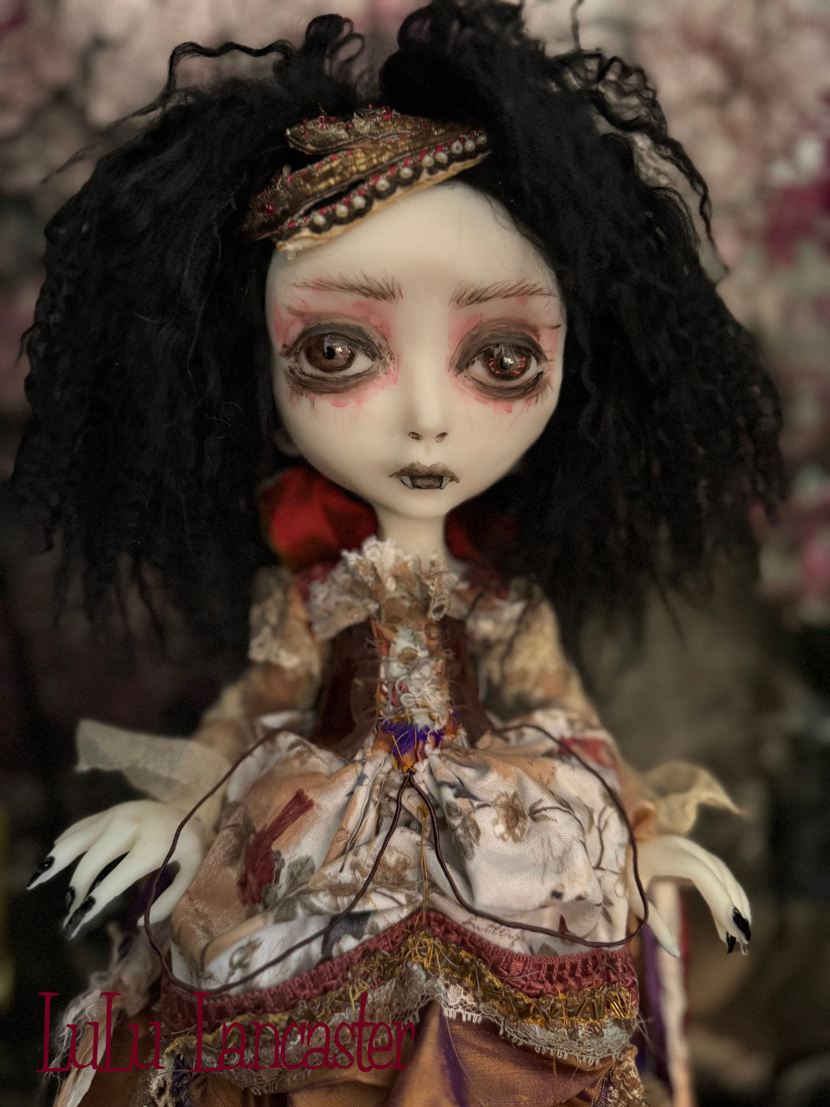 Meridian Vampire Goth~Original LuLu Lancaster Art Doll