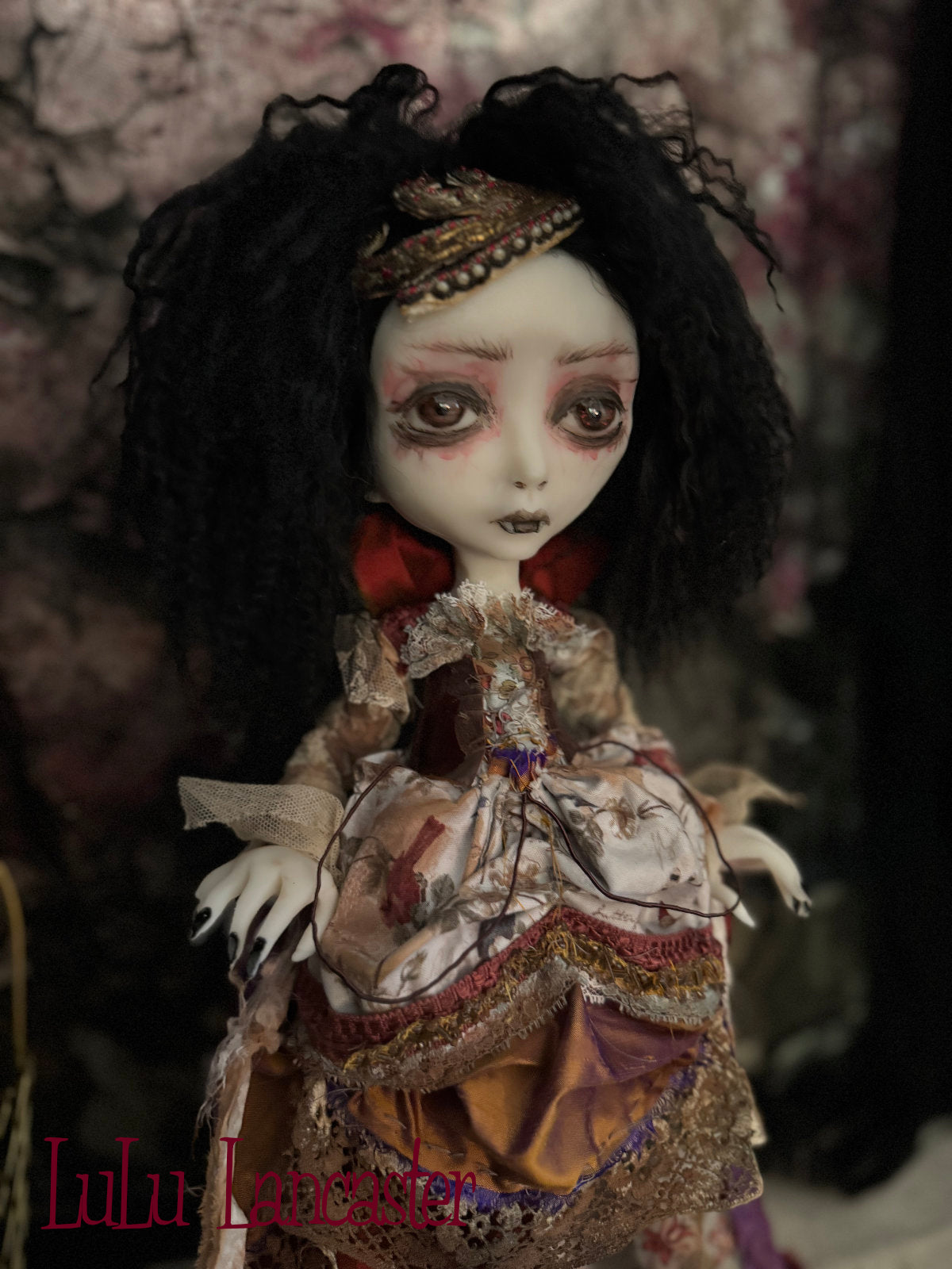 Meridian Vampire Goth~Original LuLu Lancaster Art Doll