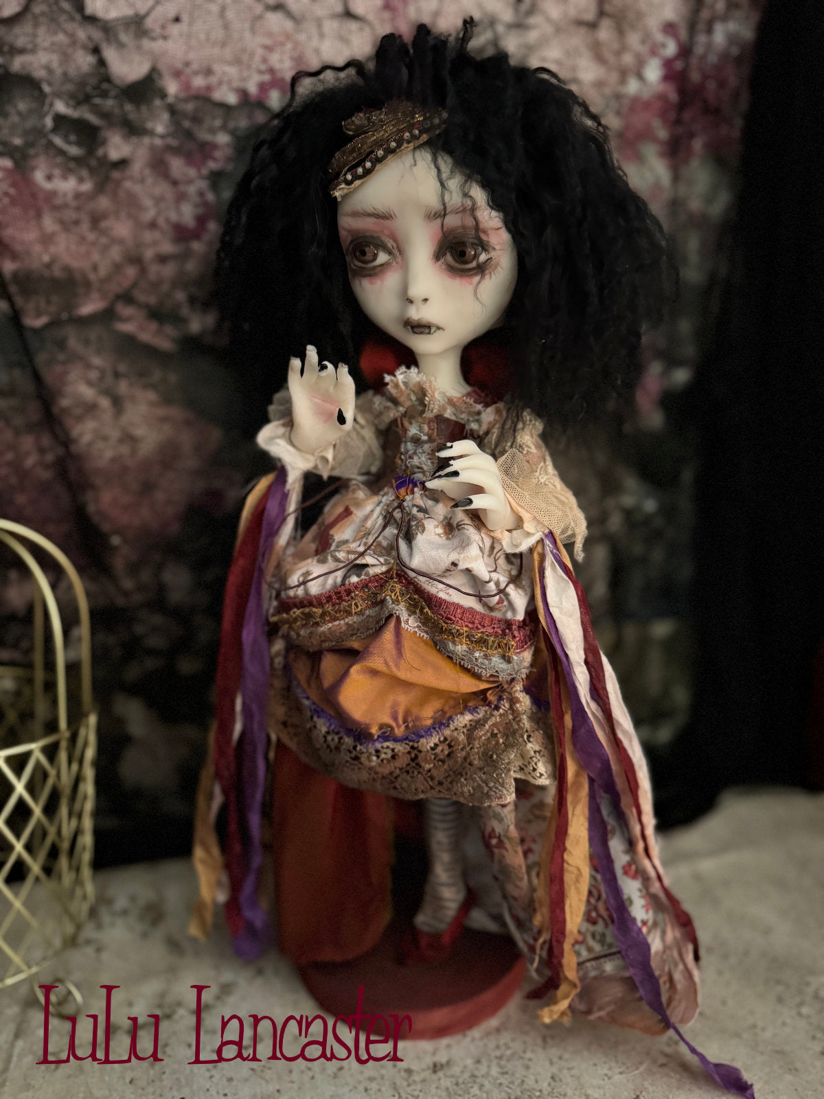 Meridian Vampire Goth~Original LuLu Lancaster Art Doll