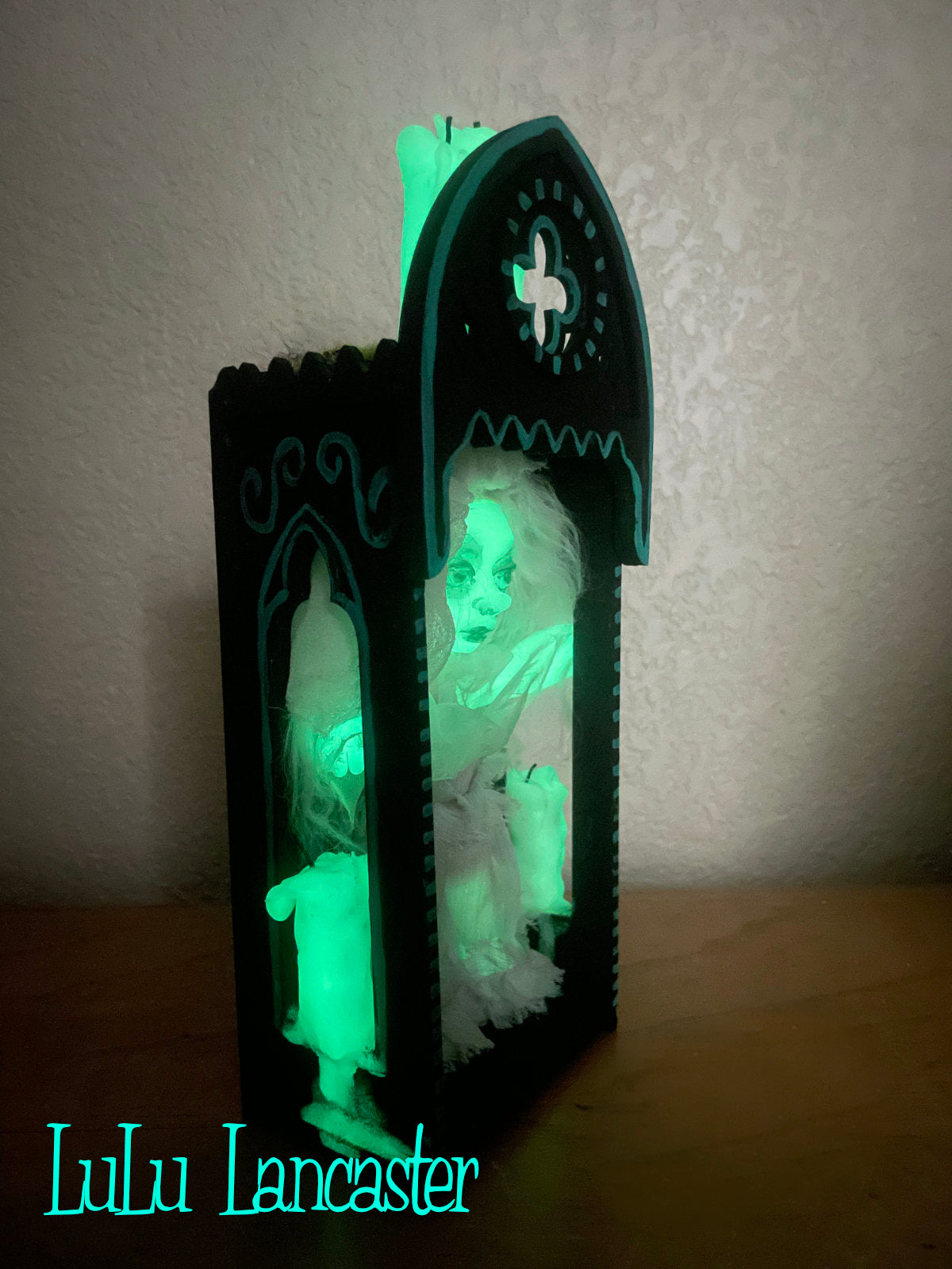 Mini Glow in the dark Ghostie Nicho Original LuLu Lancaster Art Doll