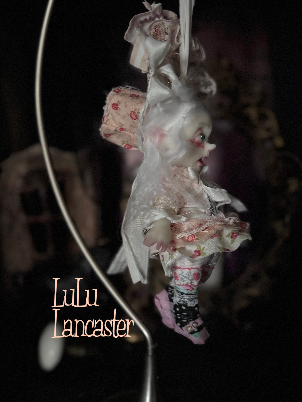 Mol Mini Biter hanging Valloween Original LuLu Lancaster Art Doll