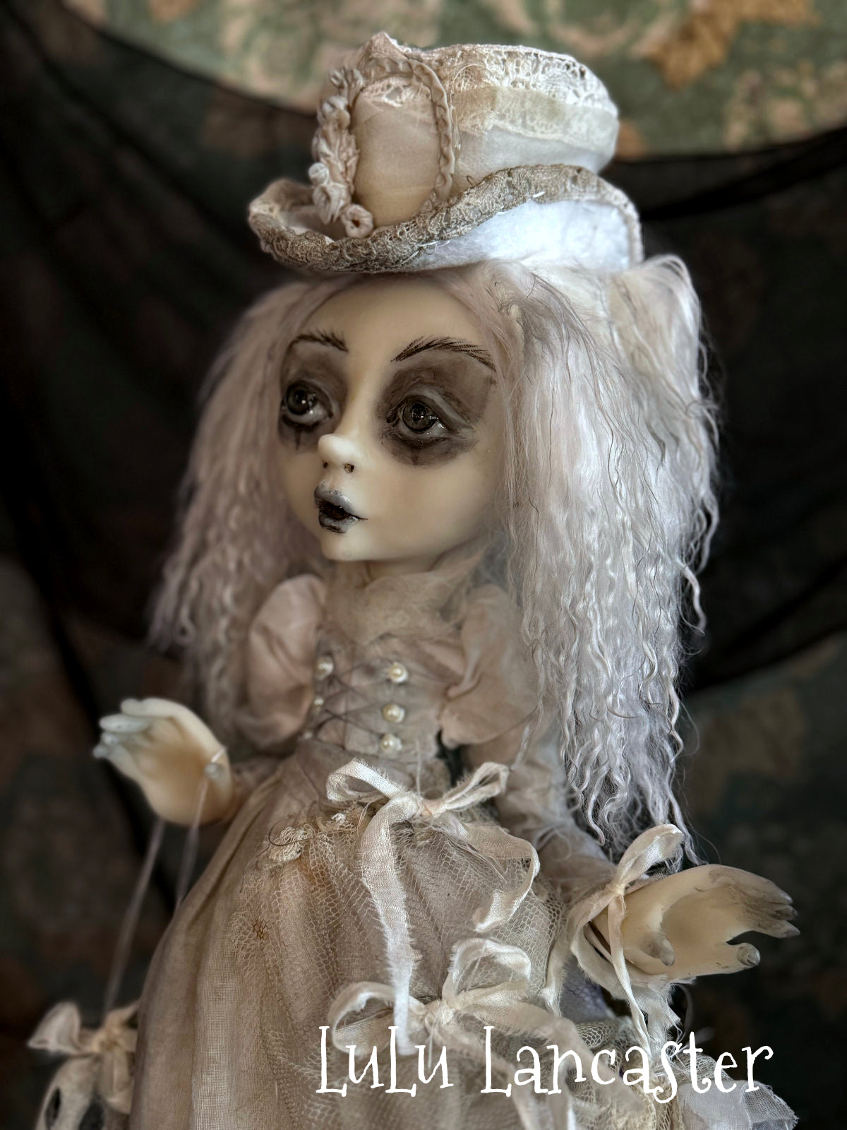 Mourning Marette the Ghost Original LuLu Lancaster Art Doll