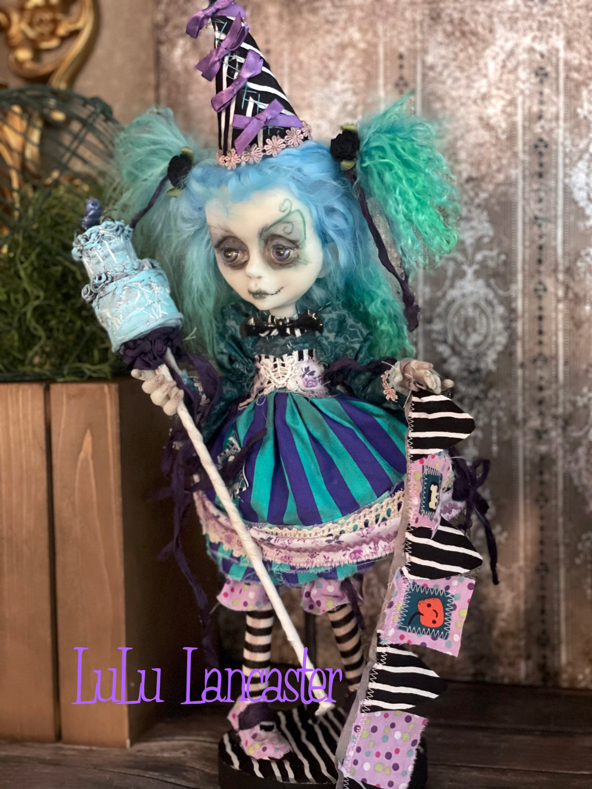 Paisley Halloween Party Kid Original LuLu Lancaster Art Dolls