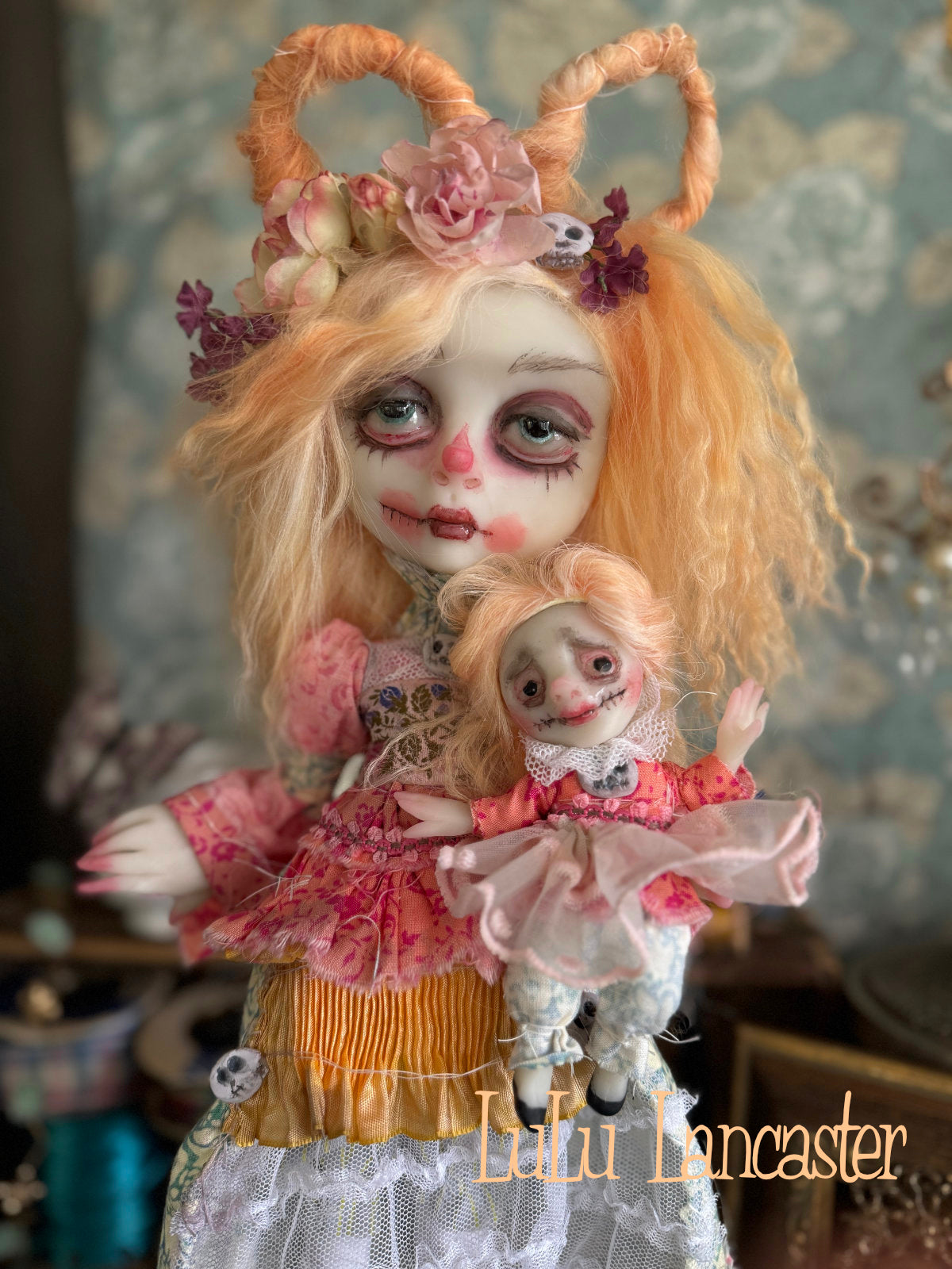 Peaches Spring Goth Original LuLu Lancaster Art Doll