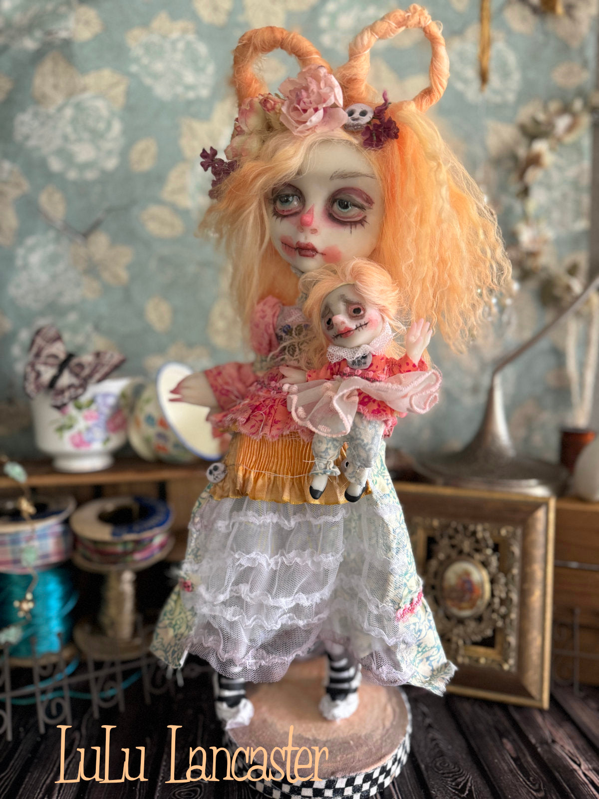 Peaches Spring Goth Original LuLu Lancaster Art Doll