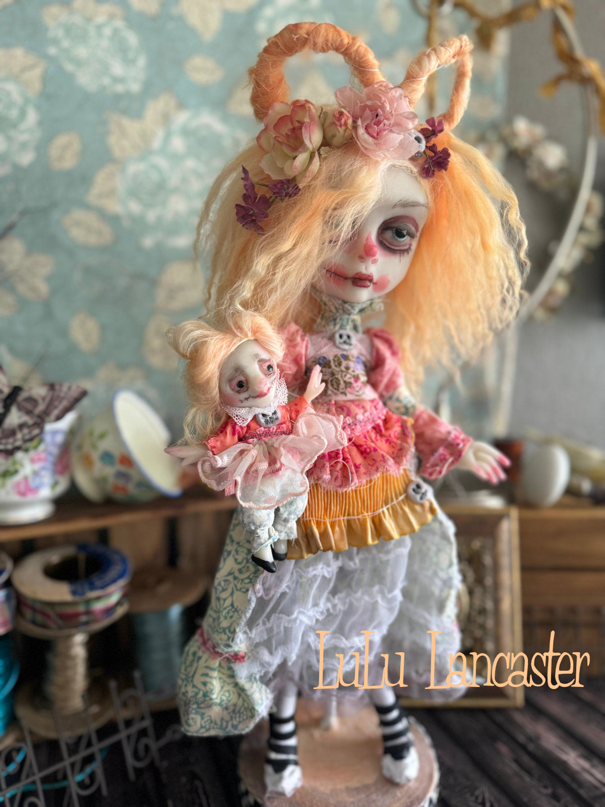 Peaches Spring Goth Original LuLu Lancaster Art Doll