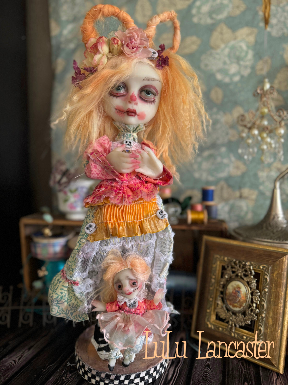 Peaches Spring Goth Original LuLu Lancaster Art Doll