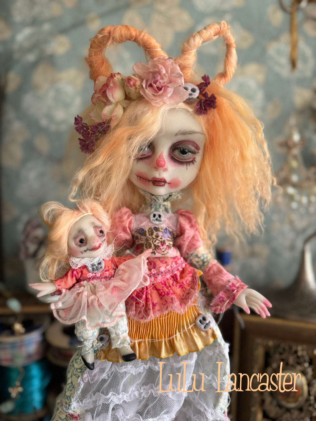 Peaches Spring Goth Original LuLu Lancaster Art Doll