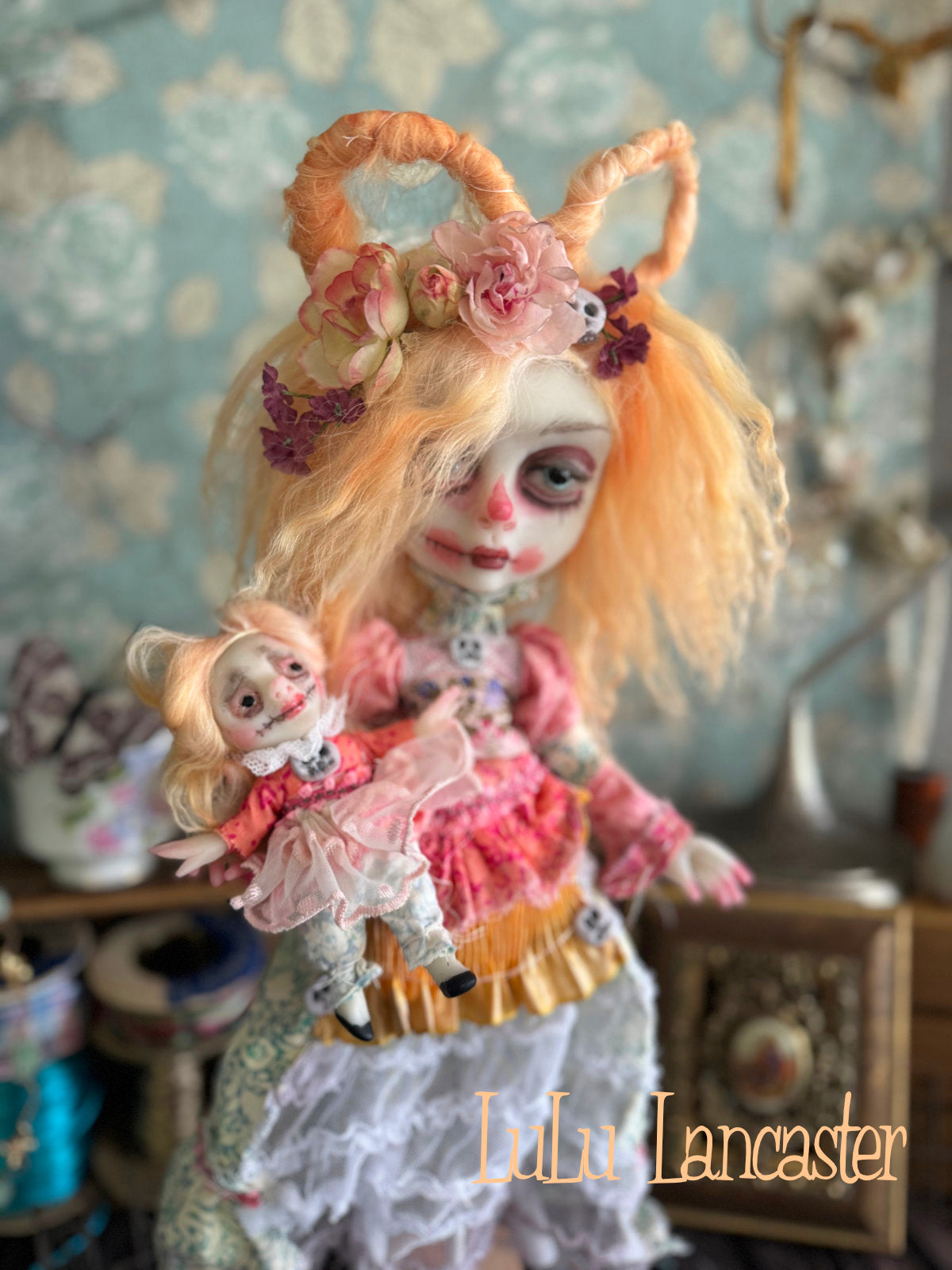 Peaches Spring Goth Original LuLu Lancaster Art Doll