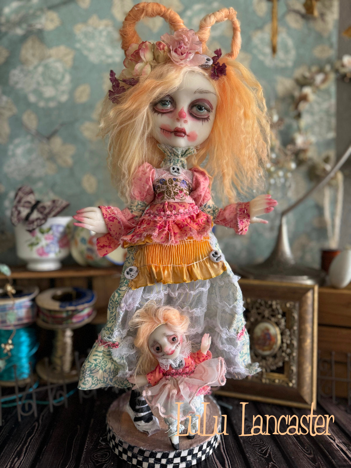 Peaches Spring Goth Original LuLu Lancaster Art Doll