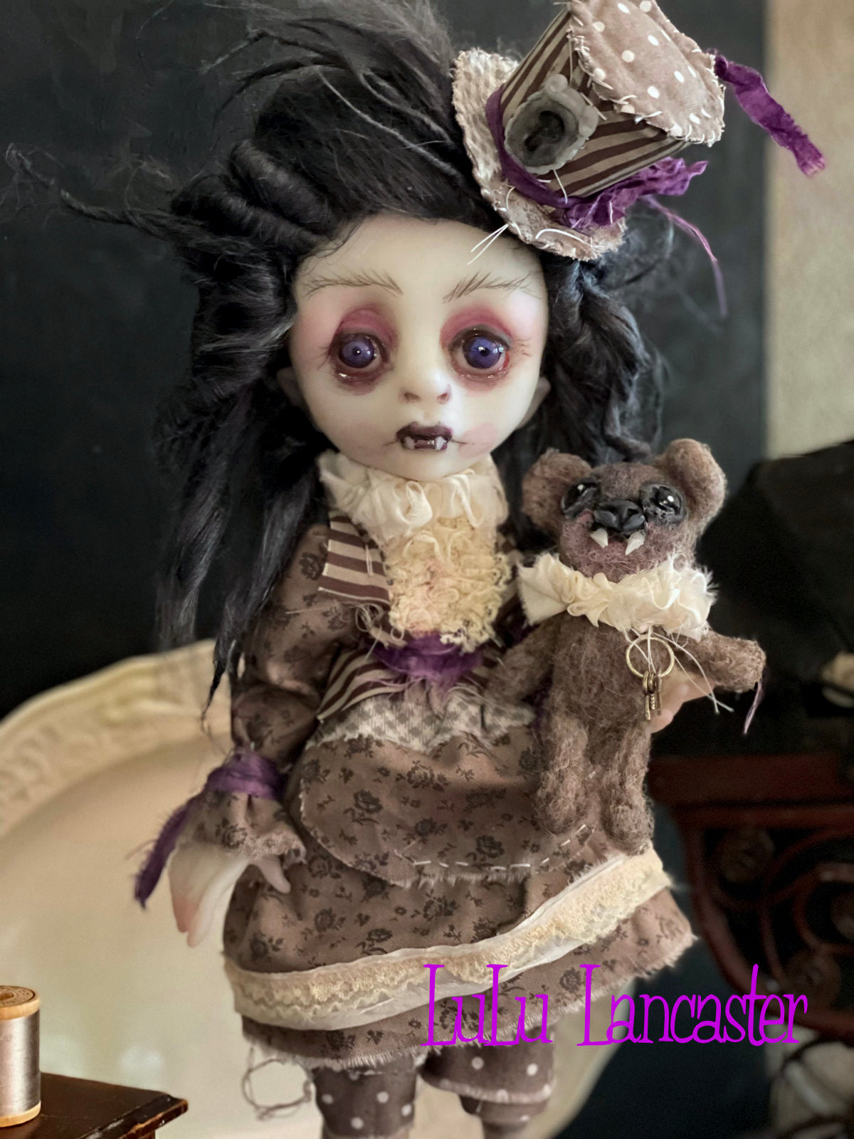 Penelope Vampire Original LuLu Lancaster Halloween Art Dolls