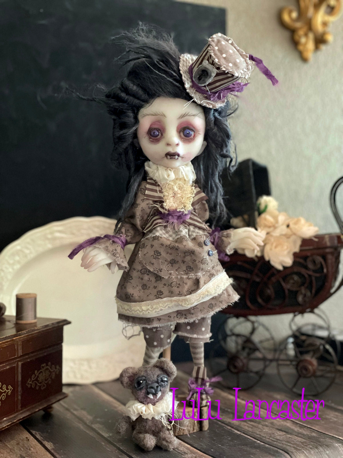 Penelope Vampire Original LuLu Lancaster Halloween Art Dolls