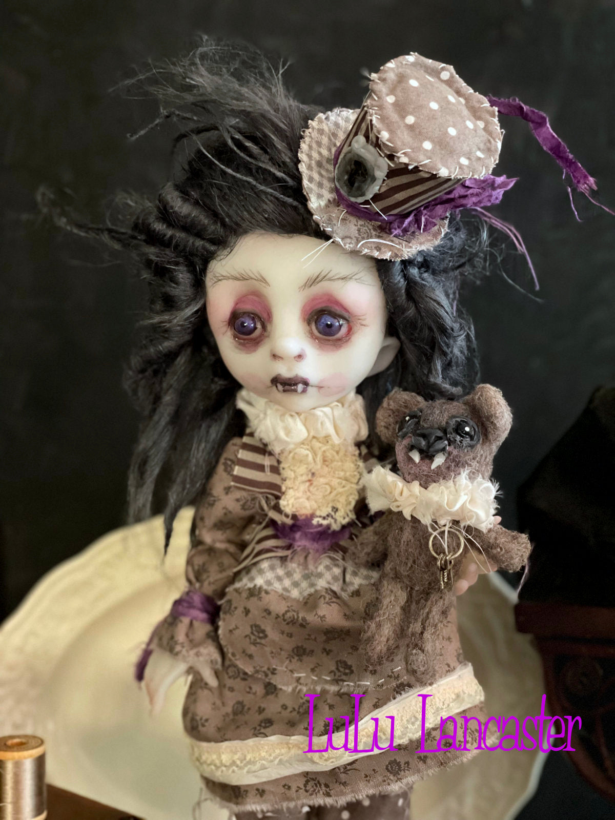 Penelope Vampire Original LuLu Lancaster Halloween Art Dolls