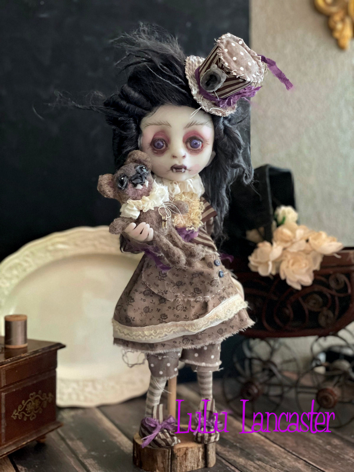 Penelope Vampire Original LuLu Lancaster Halloween Art Dolls