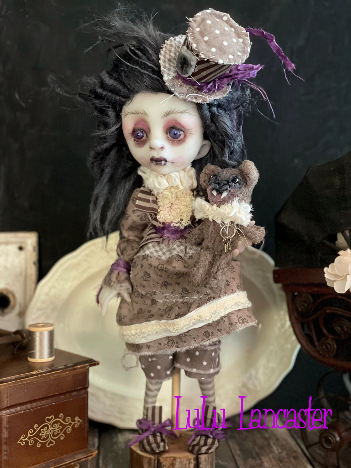 Penelope Vampire Original LuLu Lancaster Halloween Art Dolls