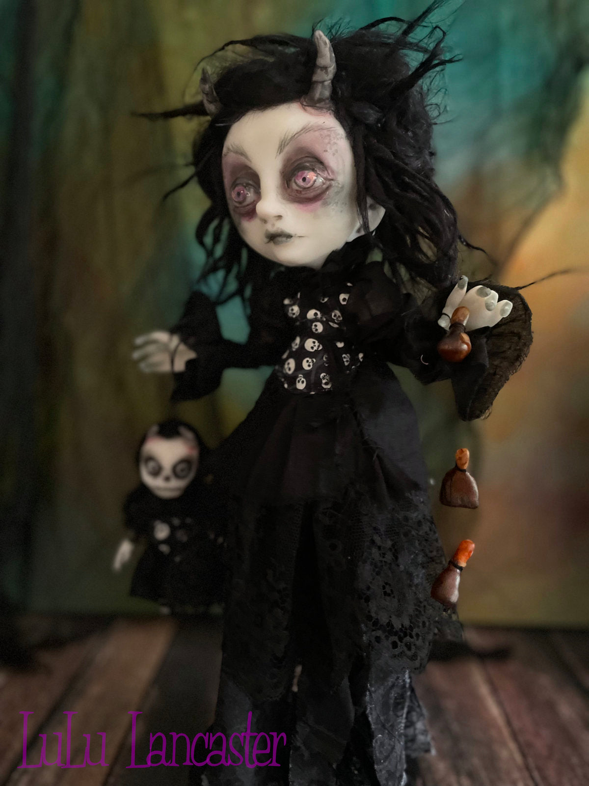 Petronella the Dark Witch Original LuLu Lancaster Art Doll