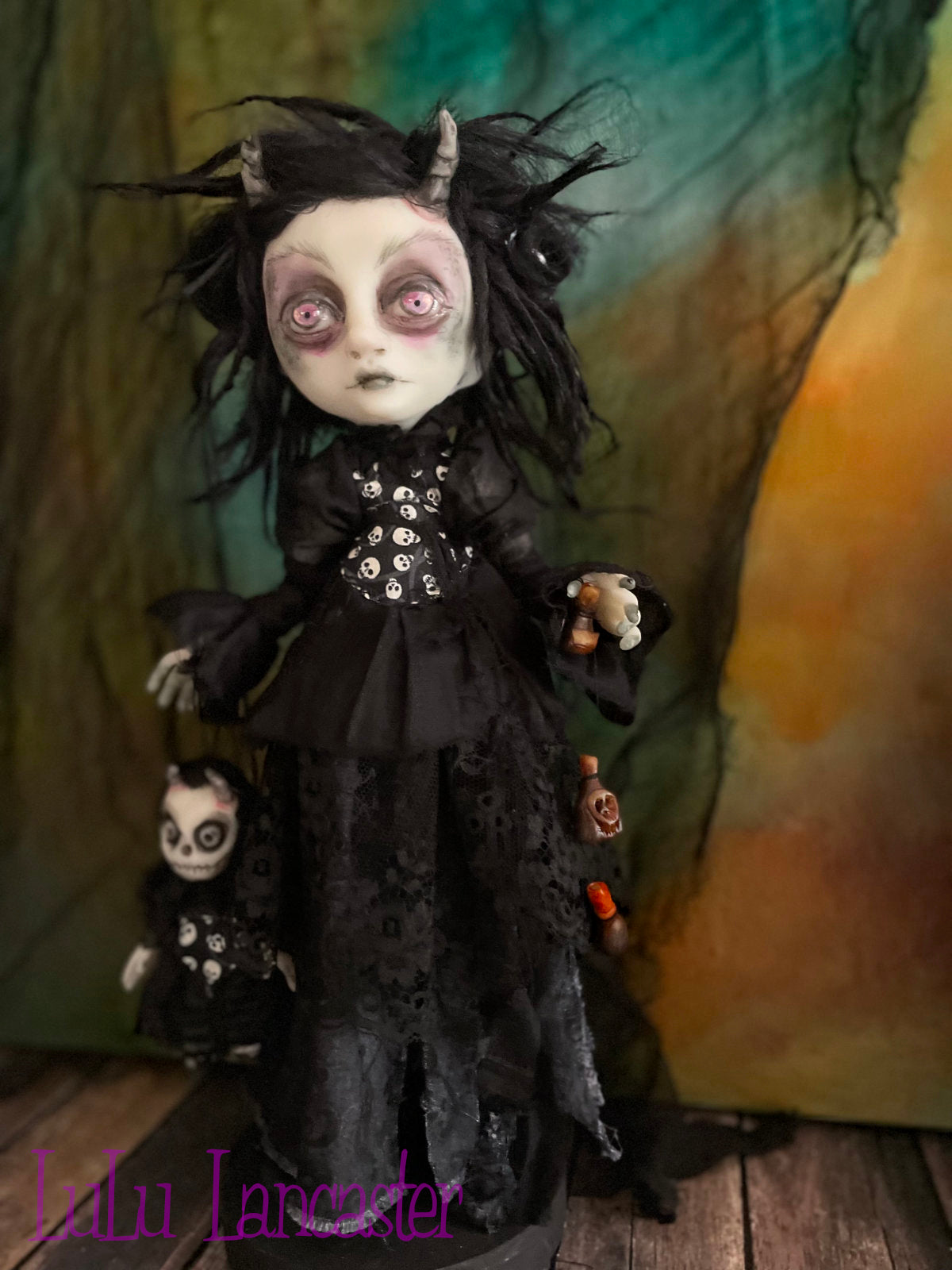Petronella the Dark Witch Original LuLu Lancaster Art Doll