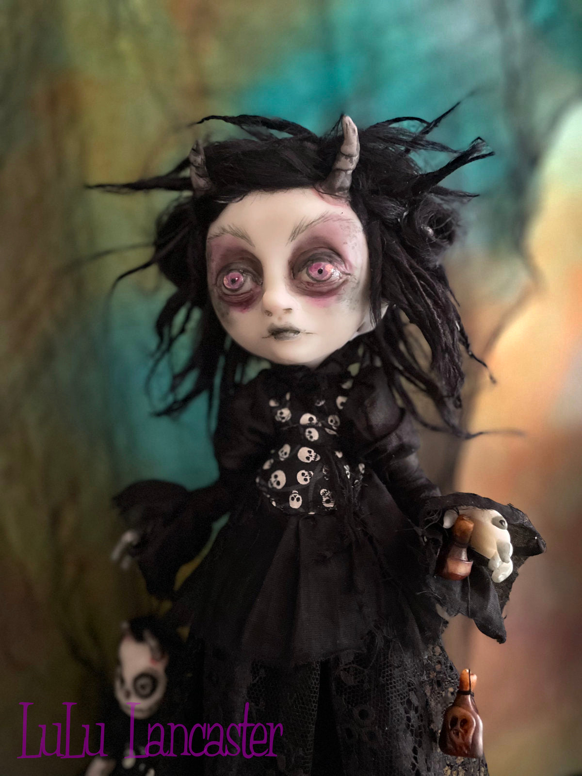 Petronella the Dark Witch Original LuLu Lancaster Art Doll