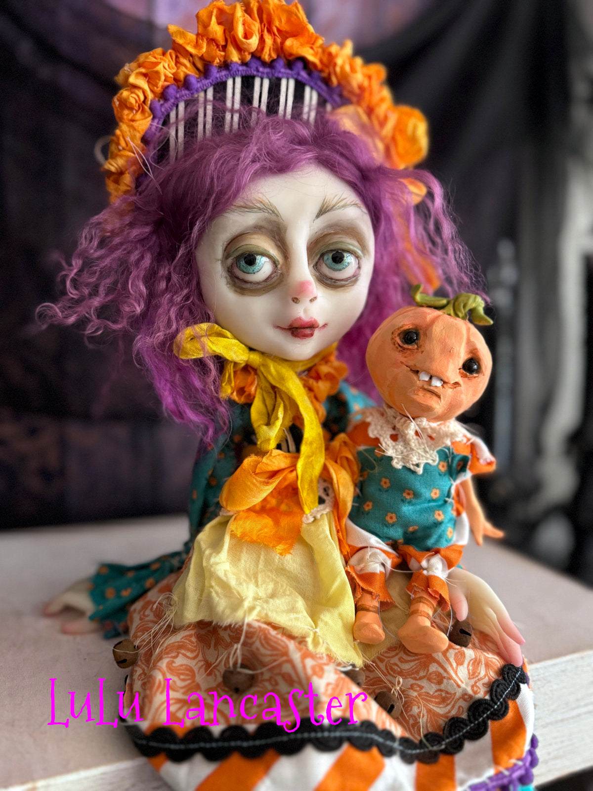 Phoebe Punkin Halloween Original LuLu Lancaster Art Dolls
