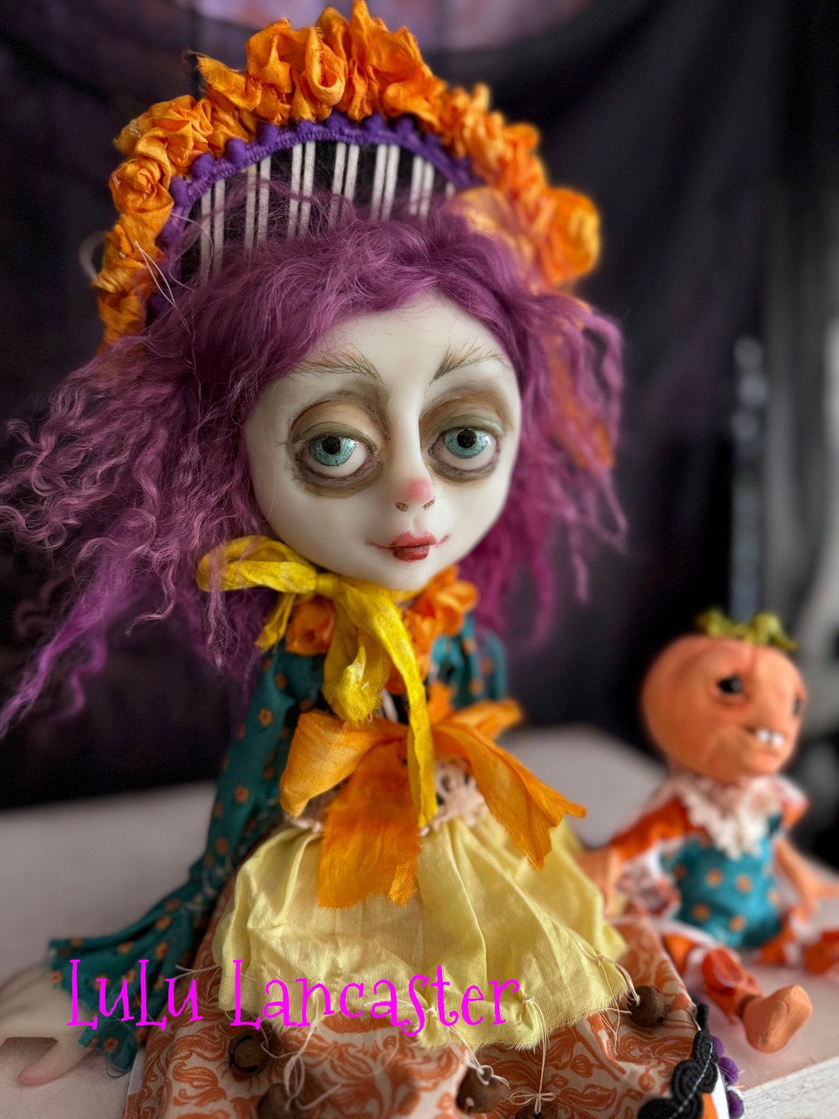 Phoebe Punkin Halloween Original LuLu Lancaster Art Dolls