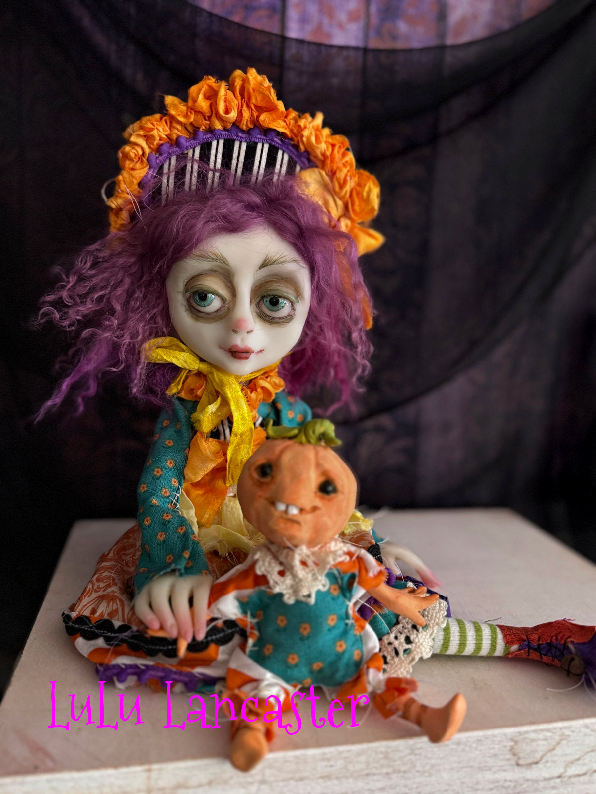 Phoebe Punkin Halloween Original LuLu Lancaster Art Dolls
