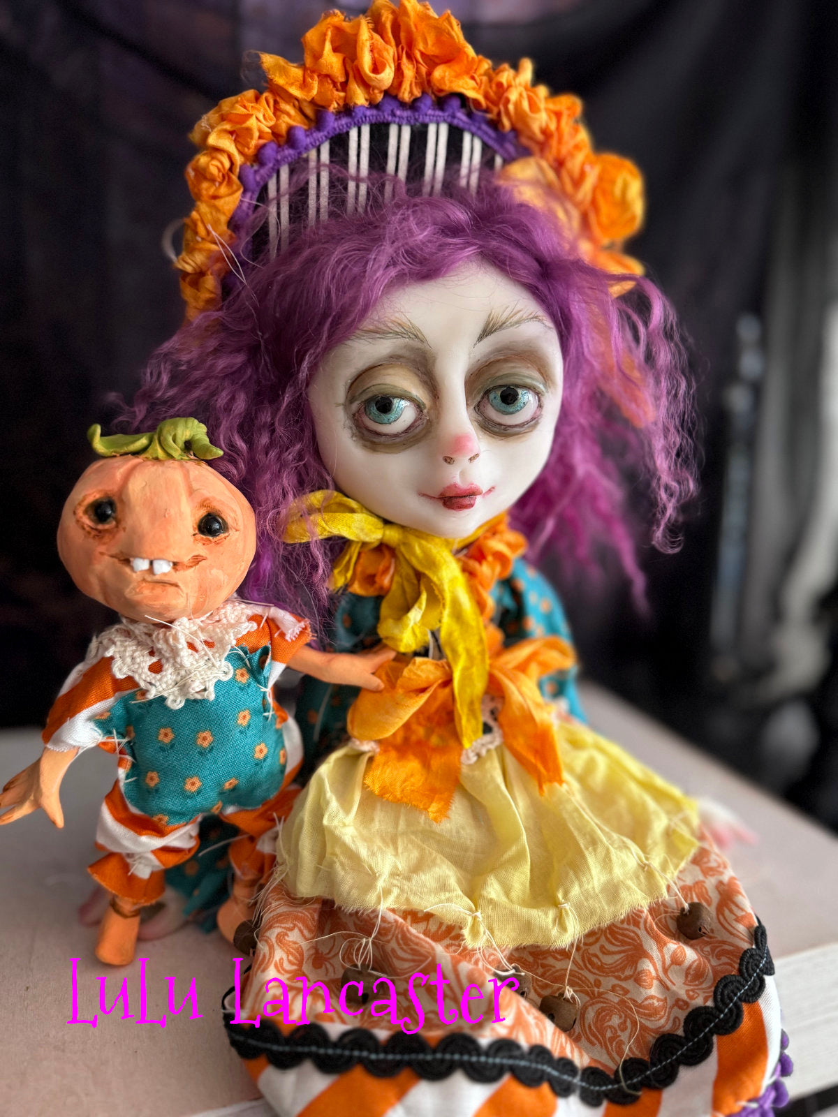 Phoebe Punkin Halloween Original LuLu Lancaster Art Dolls