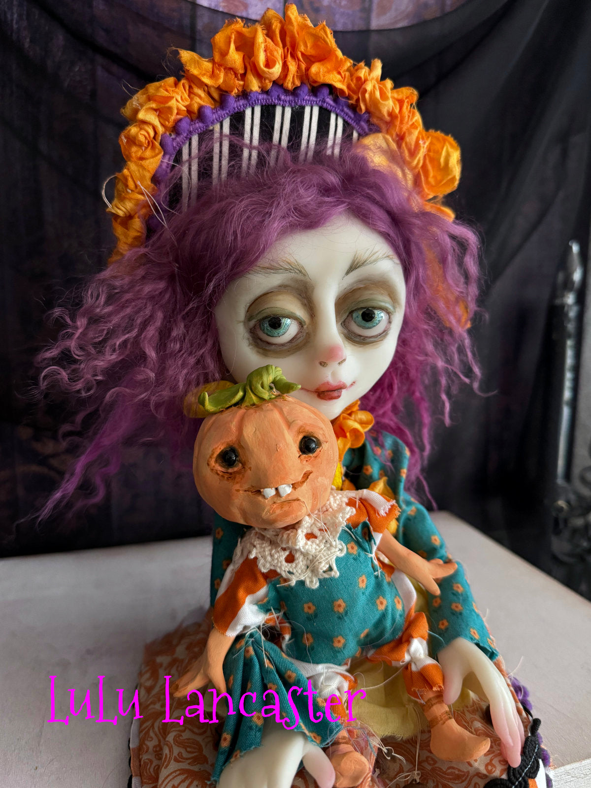 Phoebe Punkin Halloween Original LuLu Lancaster Art Dolls