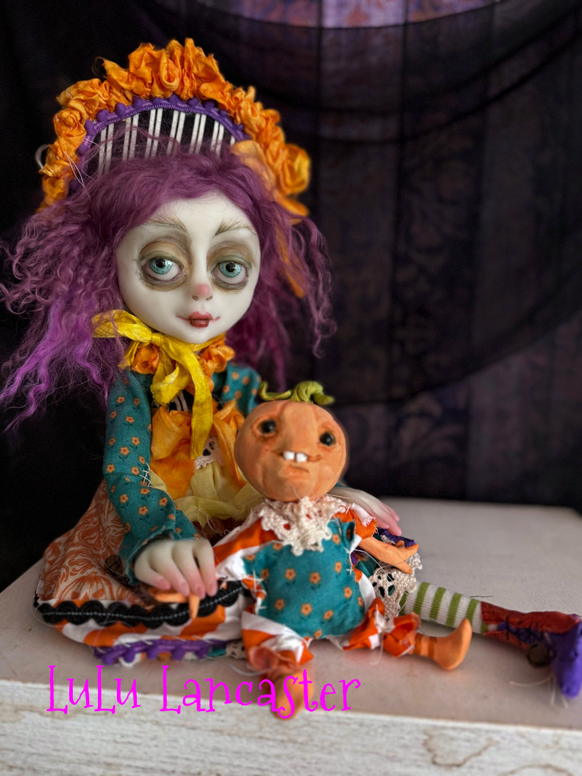 Phoebe Punkin Halloween Original LuLu Lancaster Art Dolls