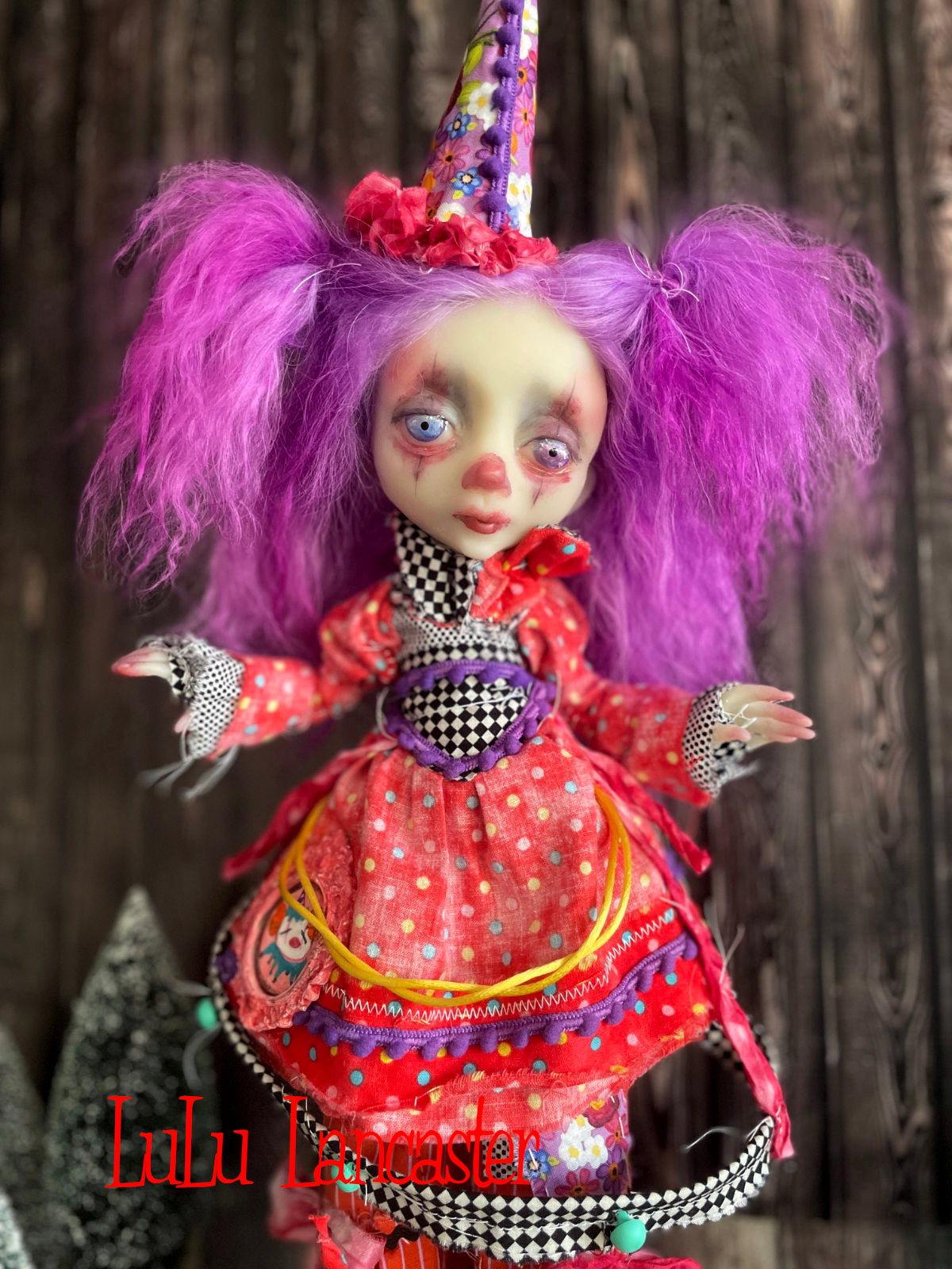 Posey and PipPop Poupee the clown Original LuLu Lancaster Art Doll