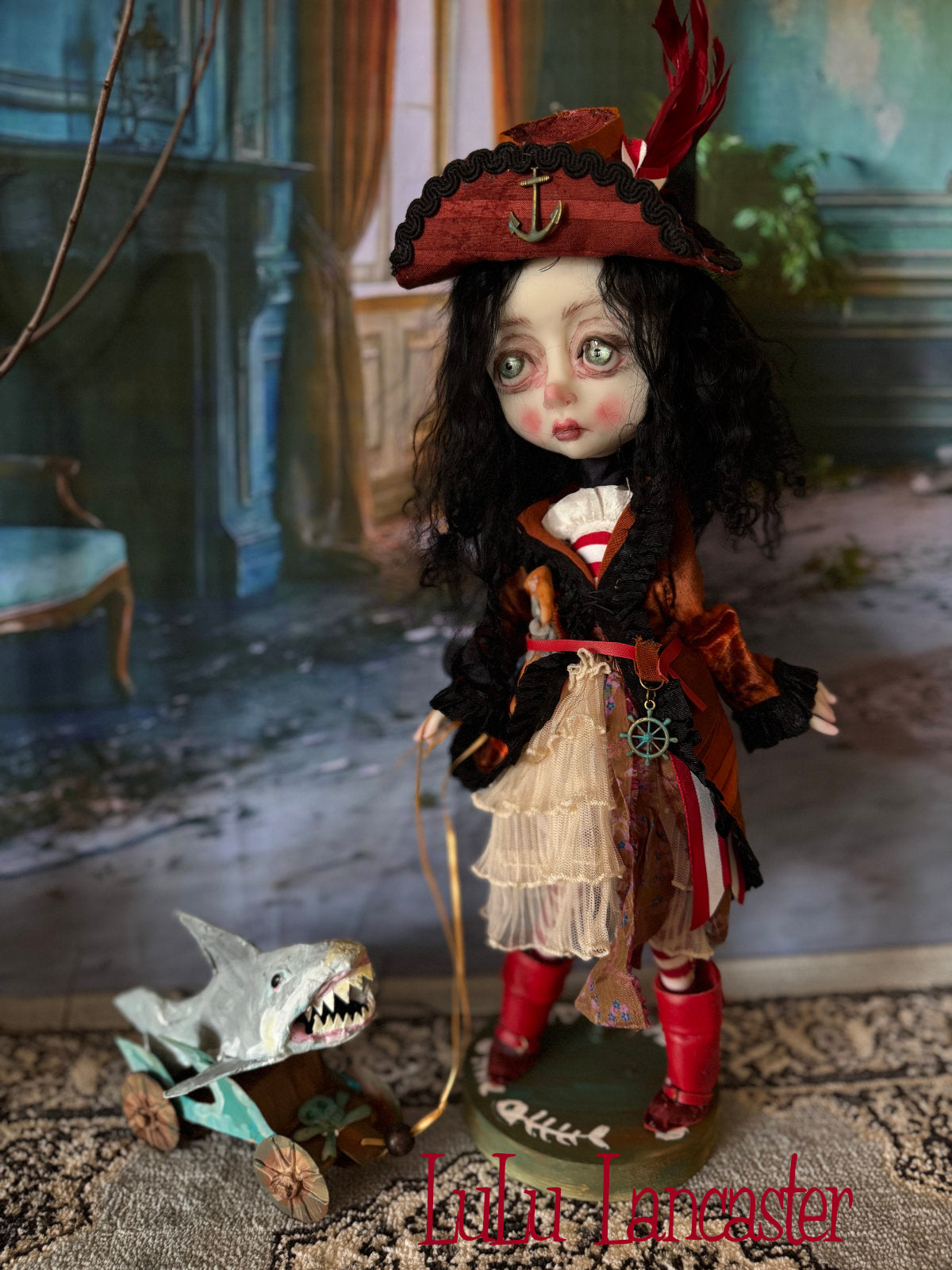 Robin Redboots the Pirate ~Original LuLu Lancaster Art Doll