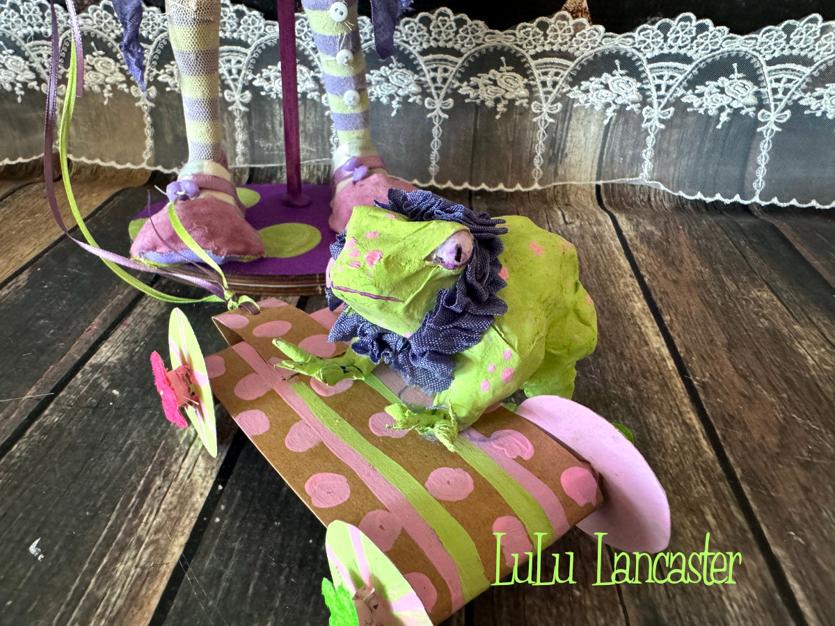 RoxPopCrush Poupee the clown ~Original LuLu Lancaster Art Doll