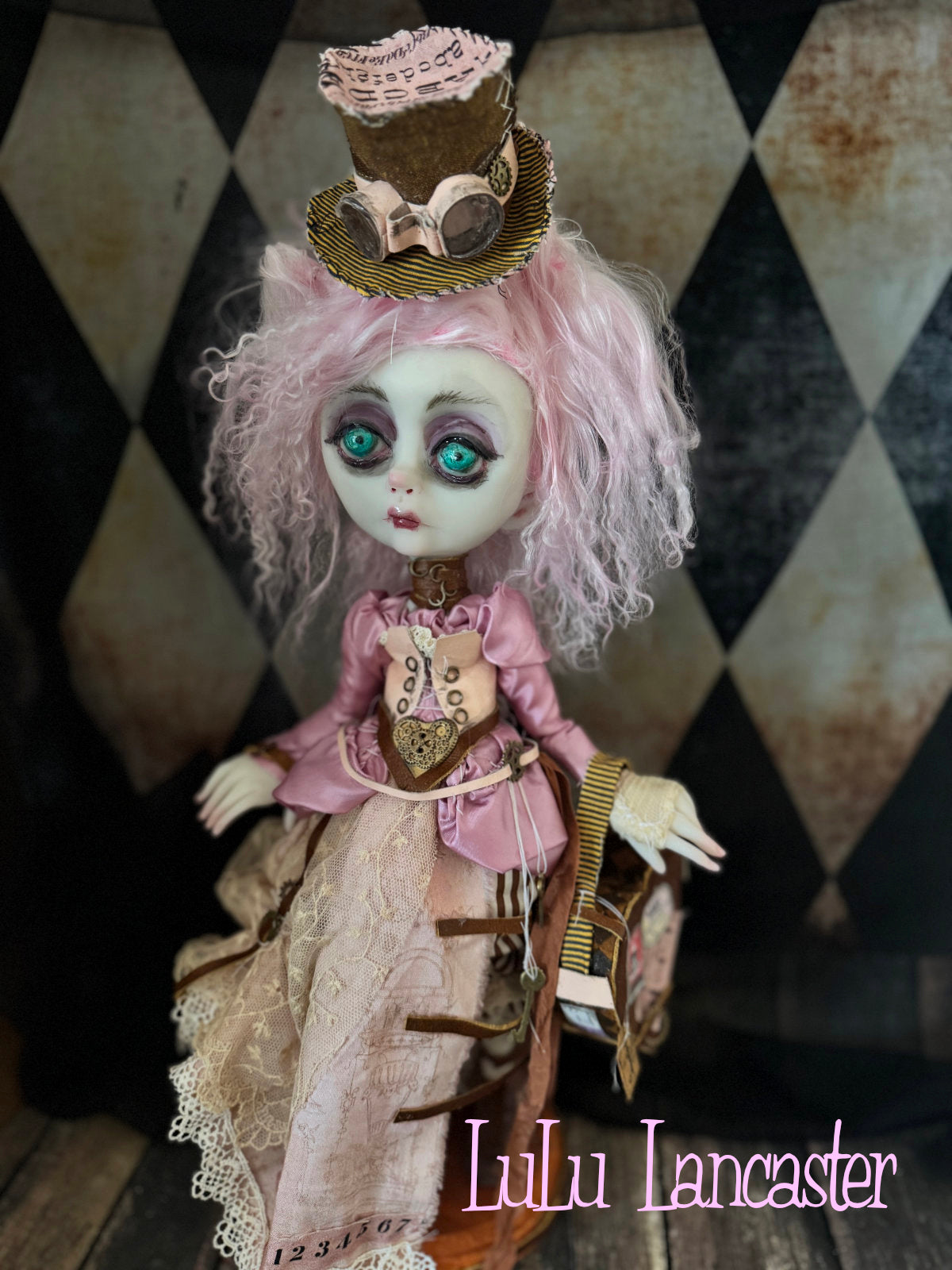 Serendipity Constant the Steampunk traveler~Original LuLu Lancaster Art Doll