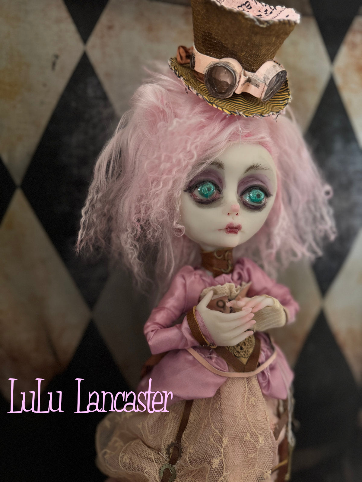 Serendipity Constant the Steampunk traveler~Original LuLu Lancaster Art Doll