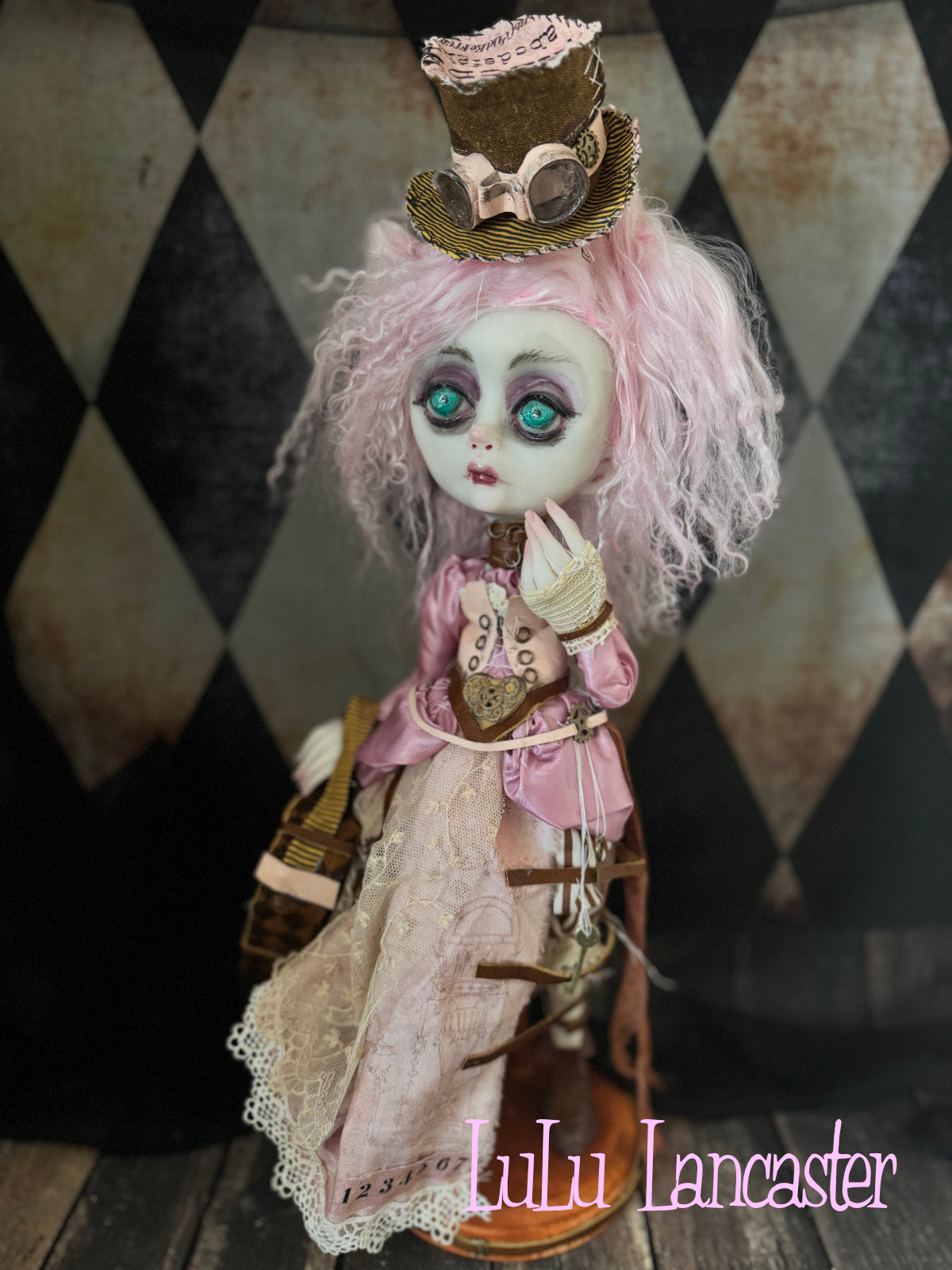 Serendipity Constant the Steampunk traveler~Original LuLu Lancaster Art Doll