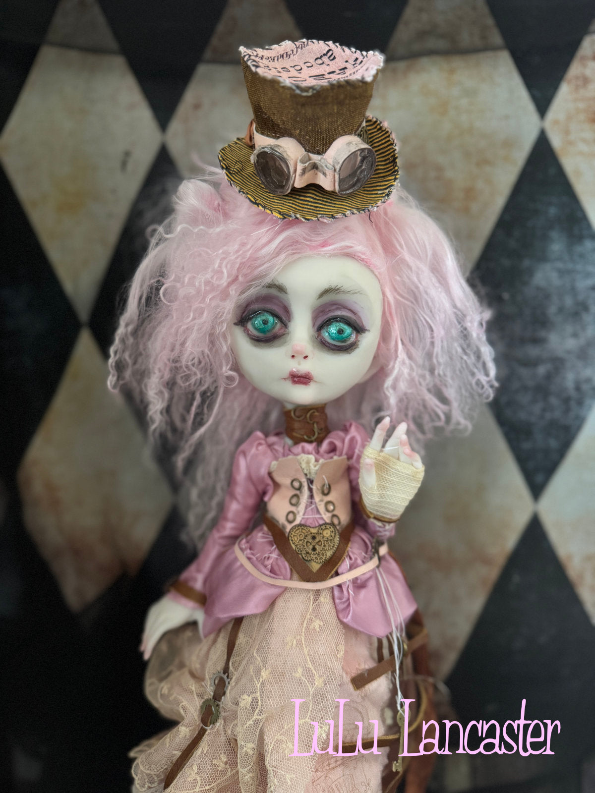 Serendipity Constant the Steampunk traveler~Original LuLu Lancaster Art Doll