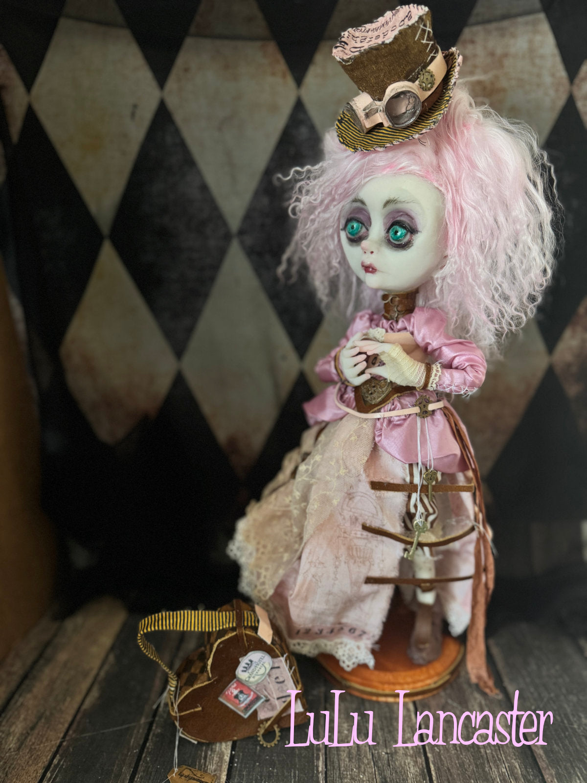 Serendipity Constant the Steampunk traveler~Original LuLu Lancaster Art Doll