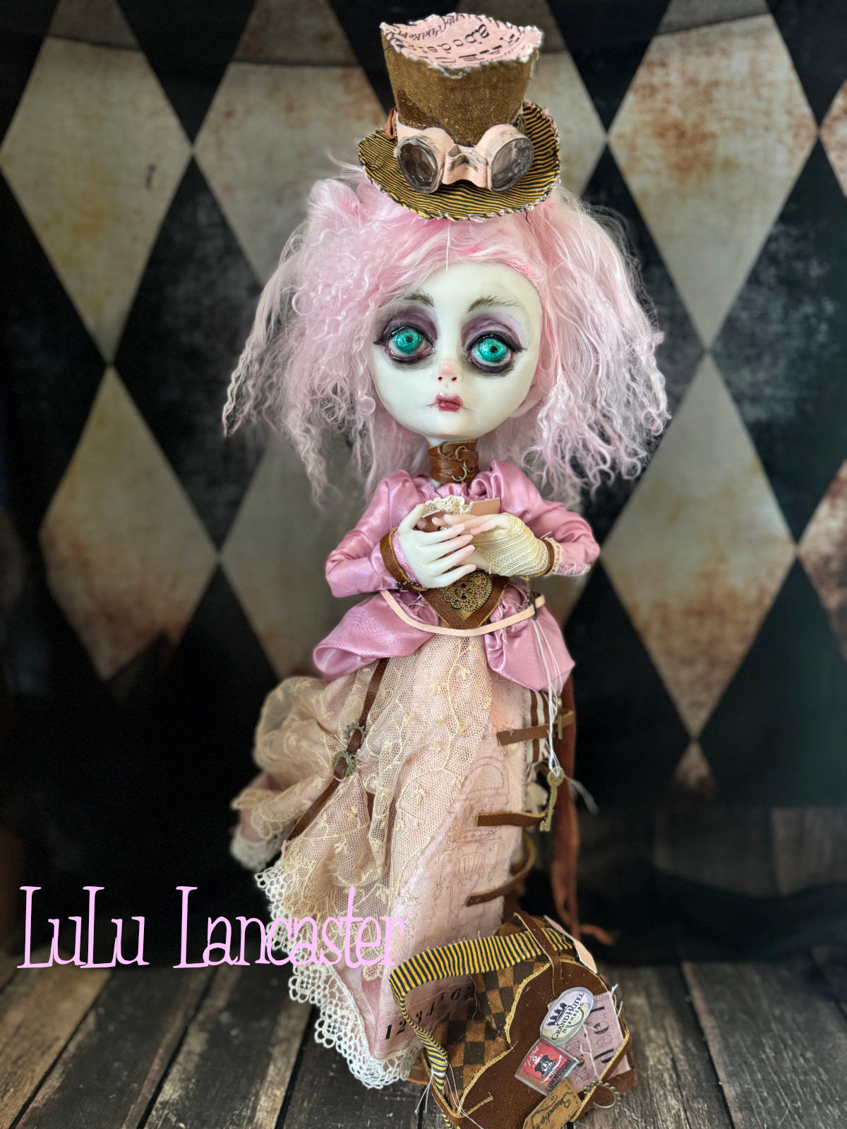 Serendipity Constant the Steampunk traveler~Original LuLu Lancaster Art Doll