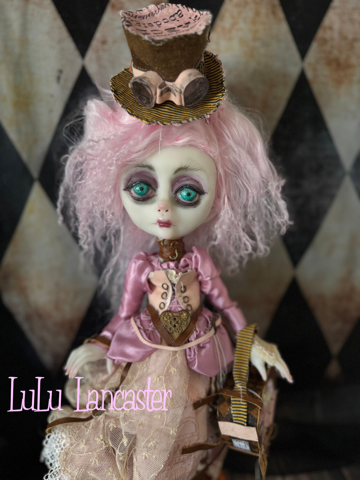 Serendipity Constant the Steampunk traveler~Original LuLu Lancaster Art Doll