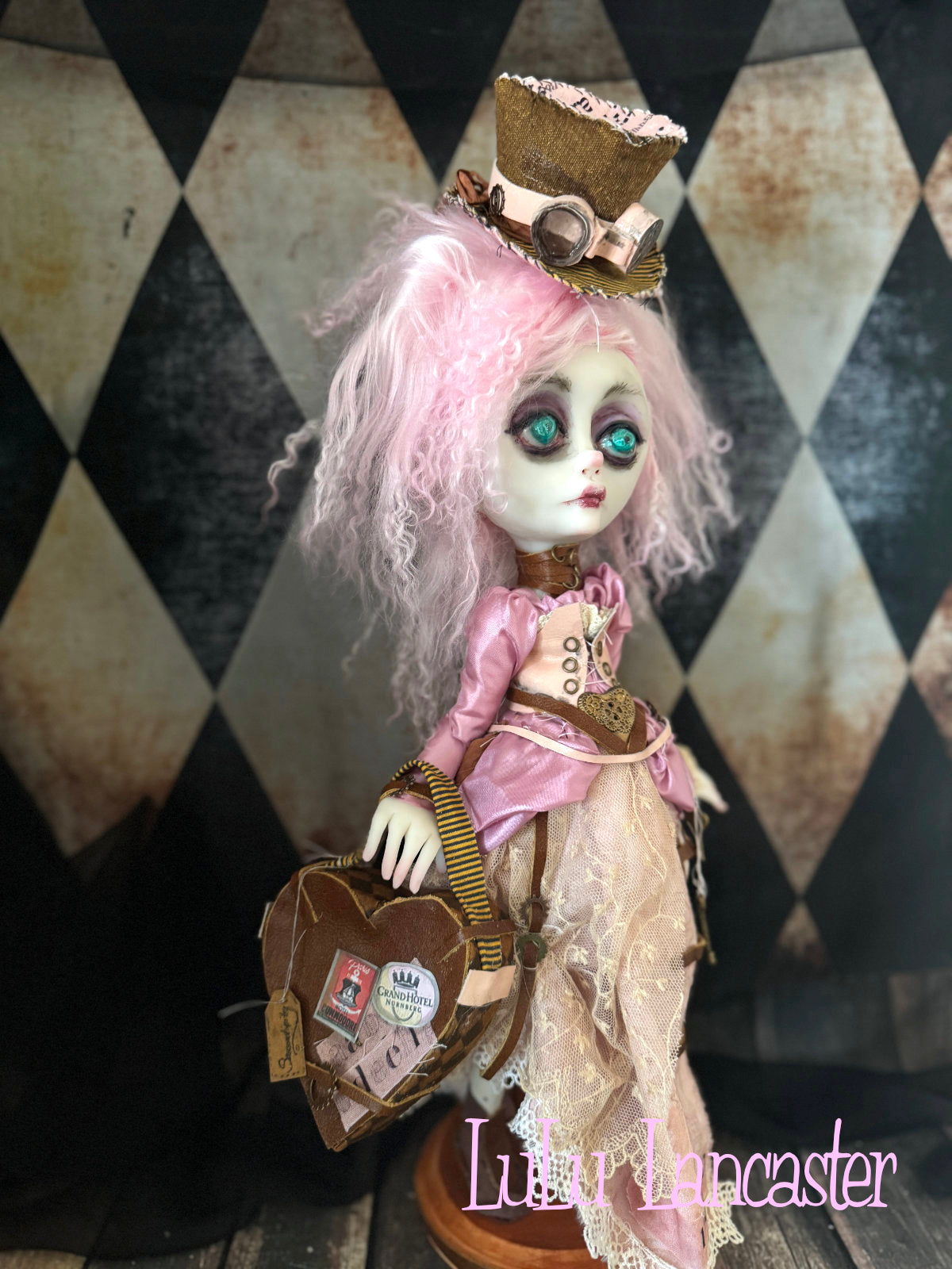 Serendipity Constant the Steampunk traveler~Original LuLu Lancaster Art Doll