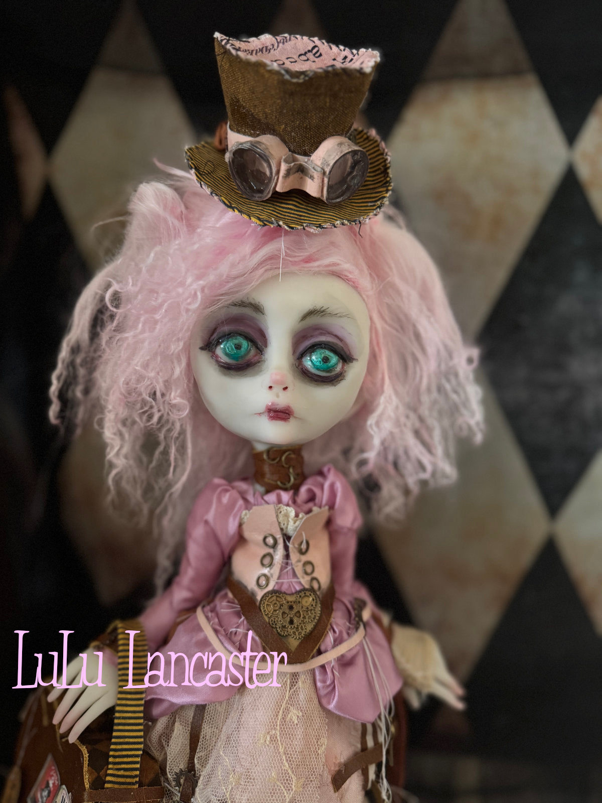 Serendipity Constant the Steampunk traveler~Original LuLu Lancaster Art Doll